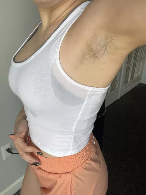 Such a sweaty gym day