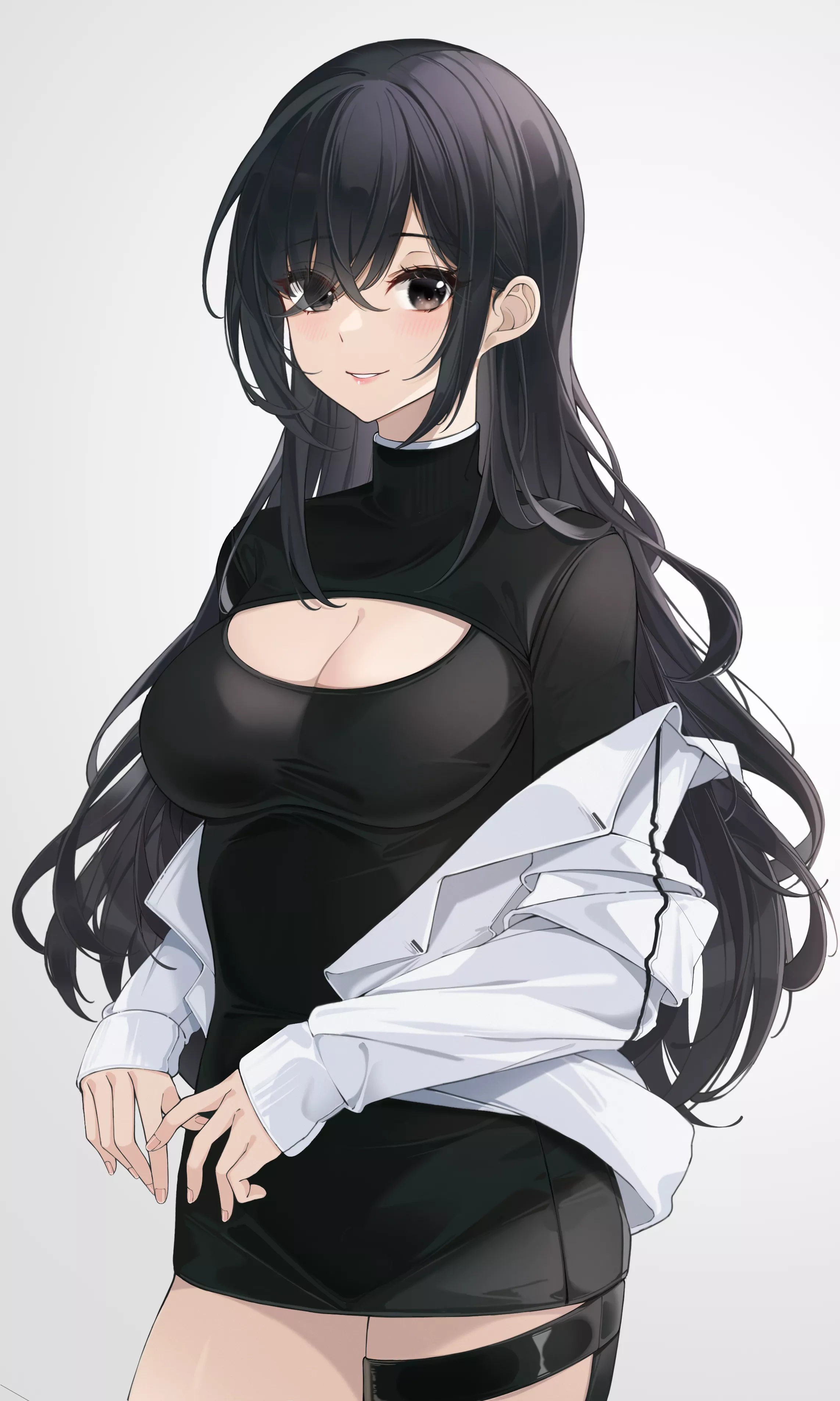 Tight Black Dress (Lebring) [Original]