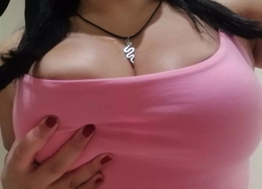 you're safe between my boobs 🥵