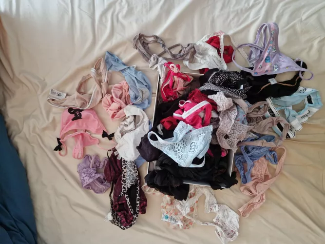 How would you rate my panty box?😇