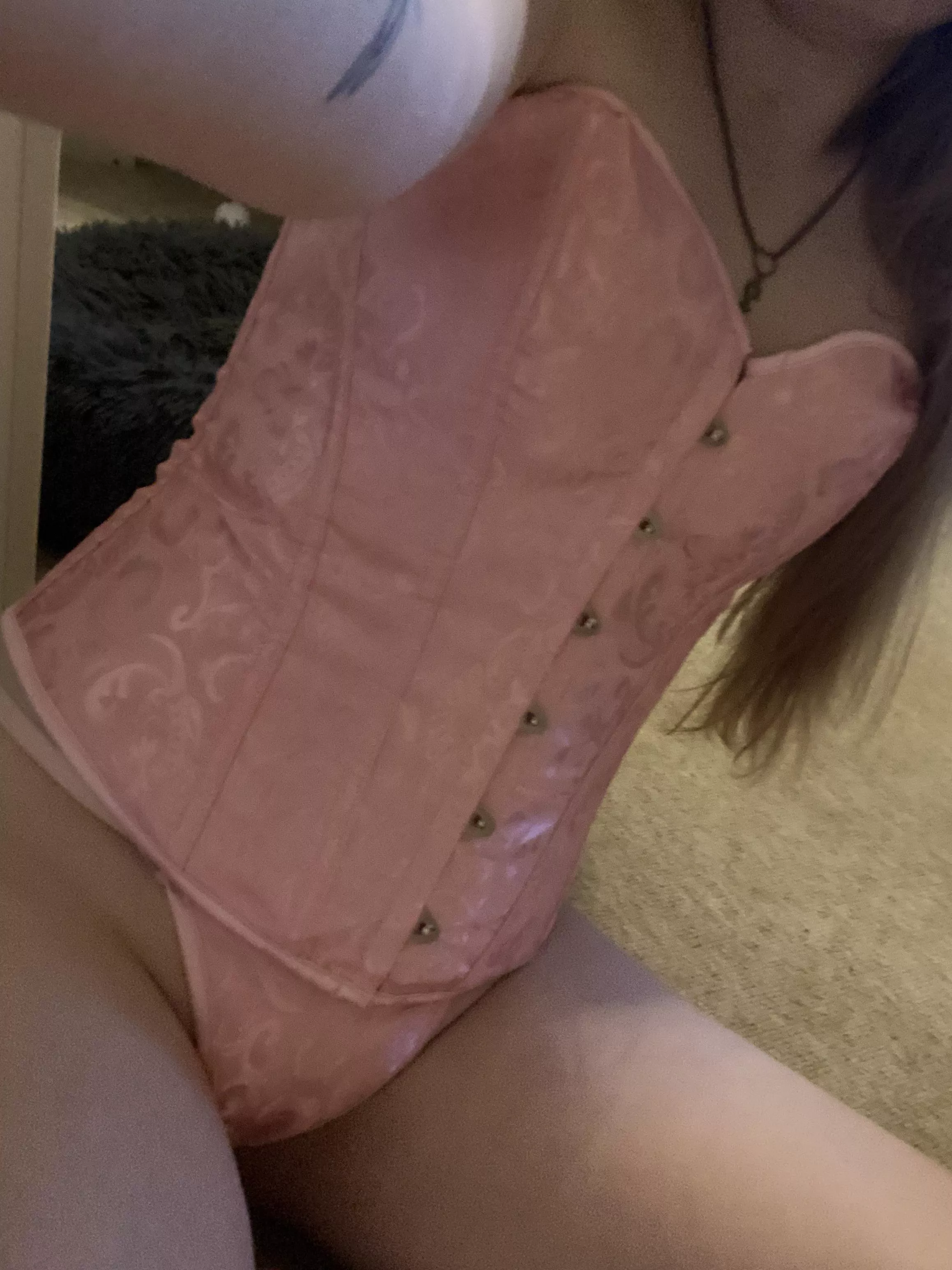 Love my new corset & matching panties 💕