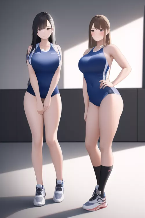 Track runners [ai-generated]