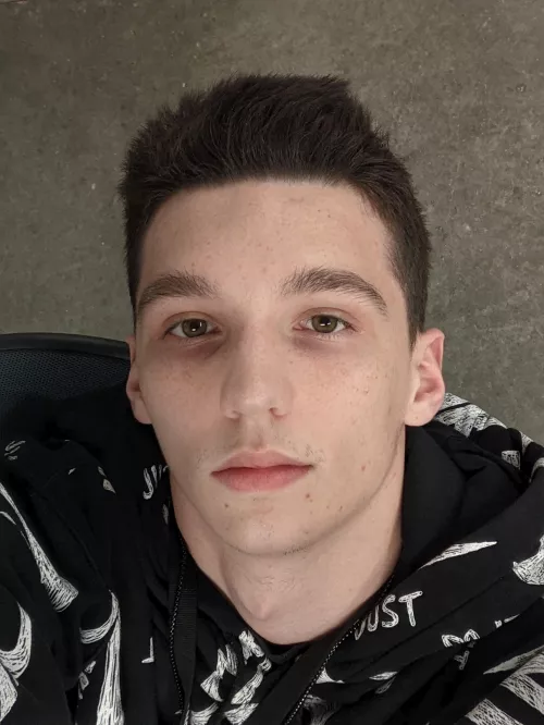 Waiting to go home from work. (: