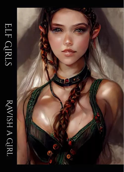 A busty elf girl wants to know what humans kiss like