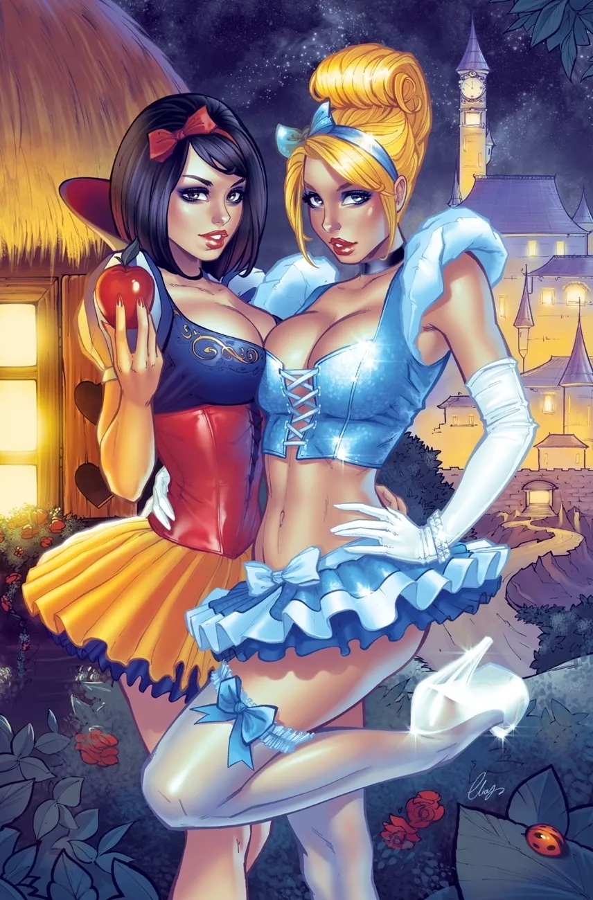 Busty Snow White and Cinderella (Elias Chatzoudis)