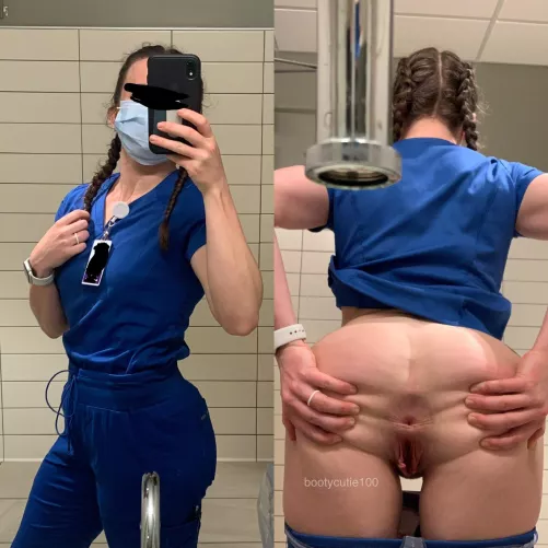 Even at work, my tight little holes need attention