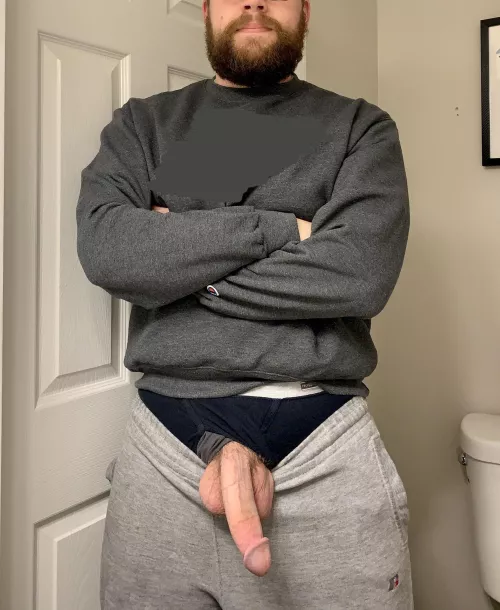 Feeling sick today, but at least the cock still works.