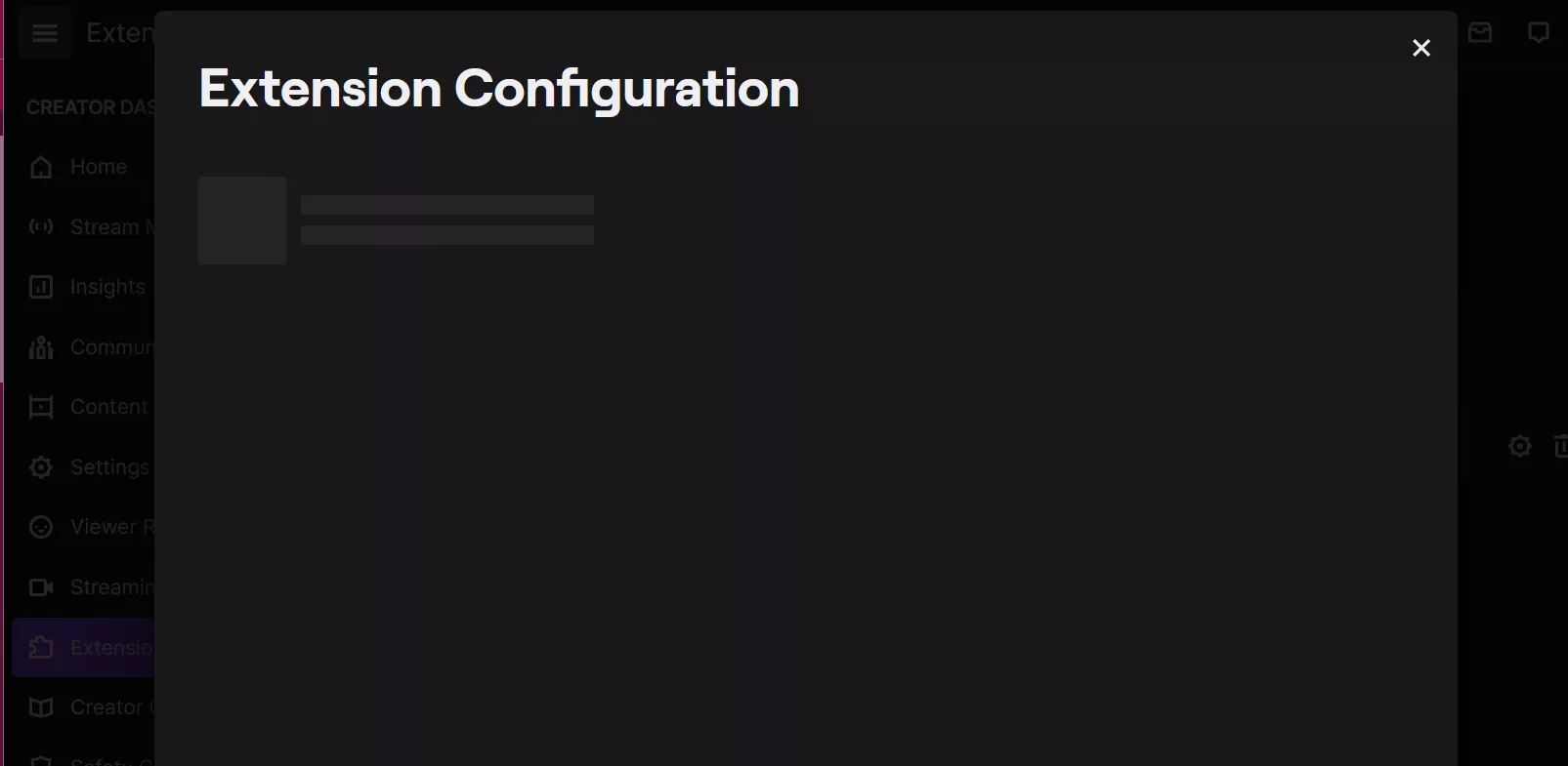 Hello! So, what is happening here? I can't find anything about it at all. I'm just unable completely to even configure any extensions at all, let alone use them, but ONLY if I'm logged in as me. They're getting turned on, they're there when I log ou Hello! So, what is happening here? I can't find anything about it at all. I'm just unable completely to even configure any extensions at all, let alone use them, but ONLY if I'm logged in as me. They're getting turned on, they're there when I log ou