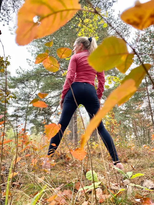 I love to do workout in the nature.