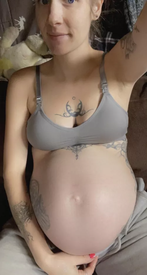 Is it just me… or is this baby sitting high today?