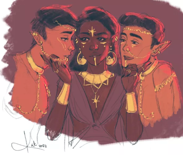 [oc] her faerie pretty boys ✨