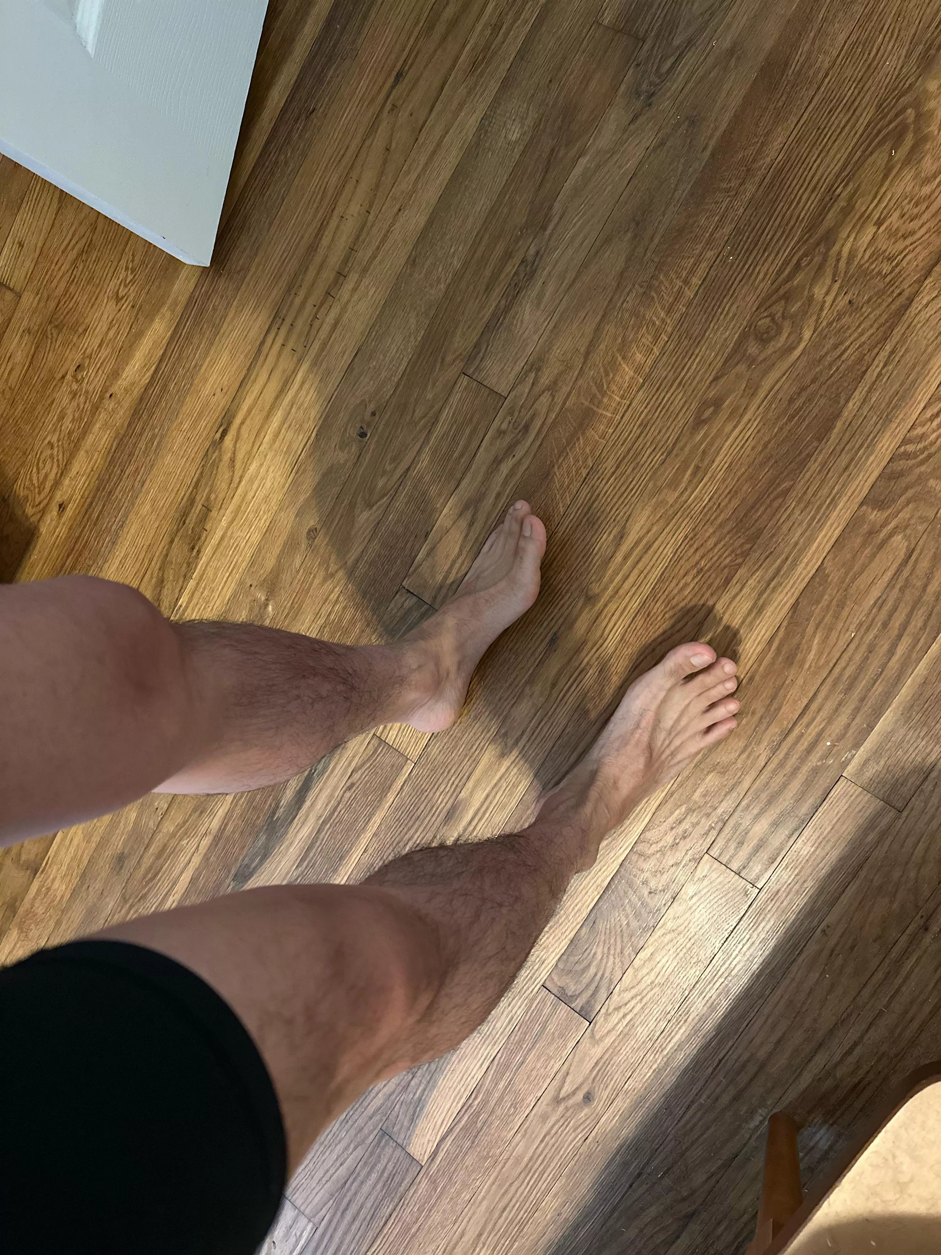 post gym feet