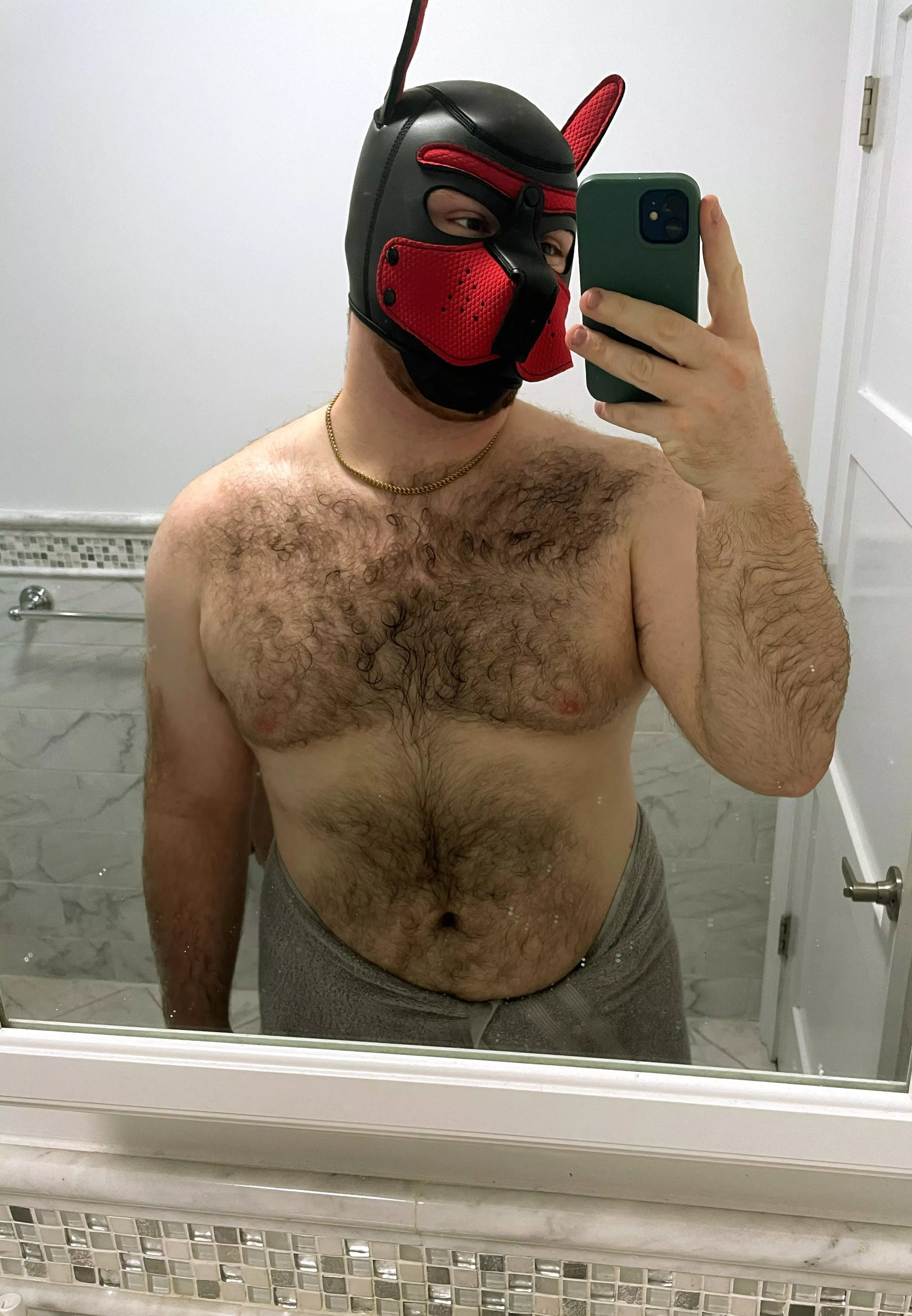 Pup’s all clean 🧼