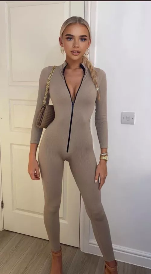 Sexy catsuit ..