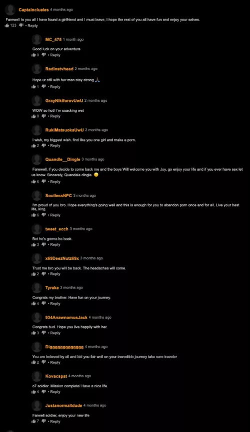 we have lost a comrade, but we must stay strong!