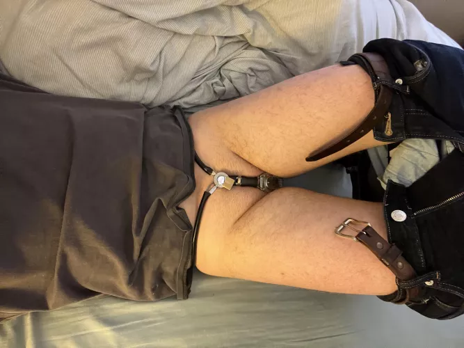 Casual lil pic from day 8! I’ve only gotten 2 minutes of stimulation and no edges the entire month 😭