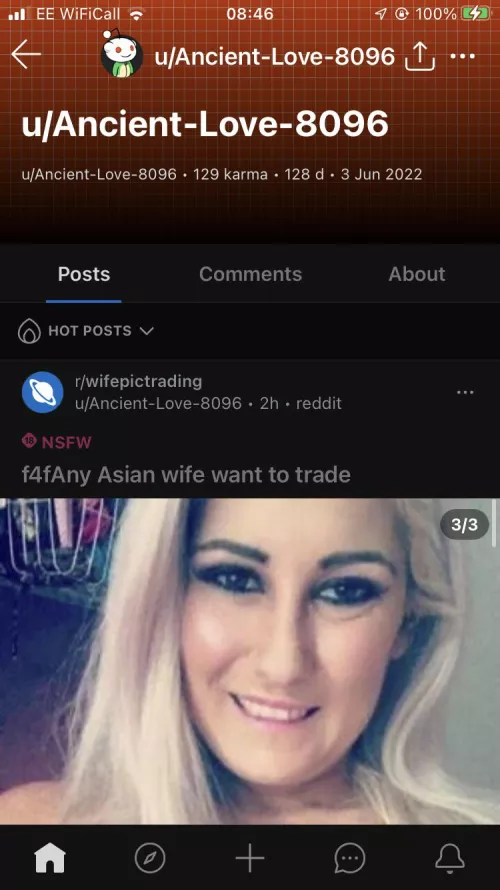 Don’t trade with this guy, the woman he’s using is called Lu Elissa, a British porn star