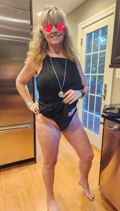 (F) 58. Heading out tonight for some fun with the ring on, guys seem to like that.