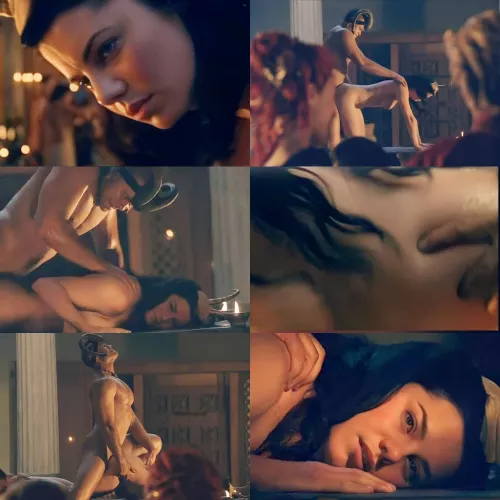 Jessica Grace smith - Spartacus (2010) (Second post; with the cumming scene).