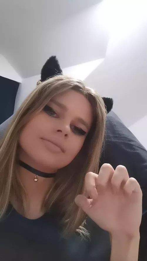 Meoww, was experimenting with a cat Make-up look could have gone better 😹