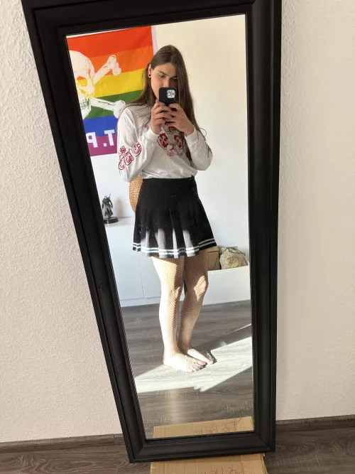 Warming my legs in the sun ☀️