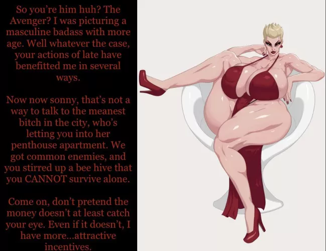 Crime boss wants you (milf) (venus body) (male pov) (offering sex) [artist: Rampage0118]