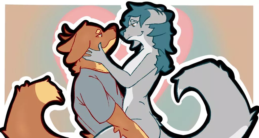 Cuddle time (art by me)