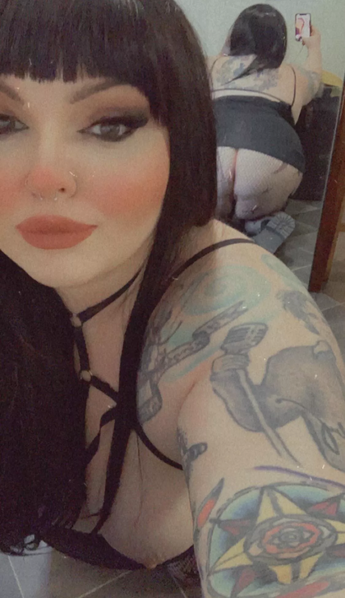 Fishnets with no panties is my go to
