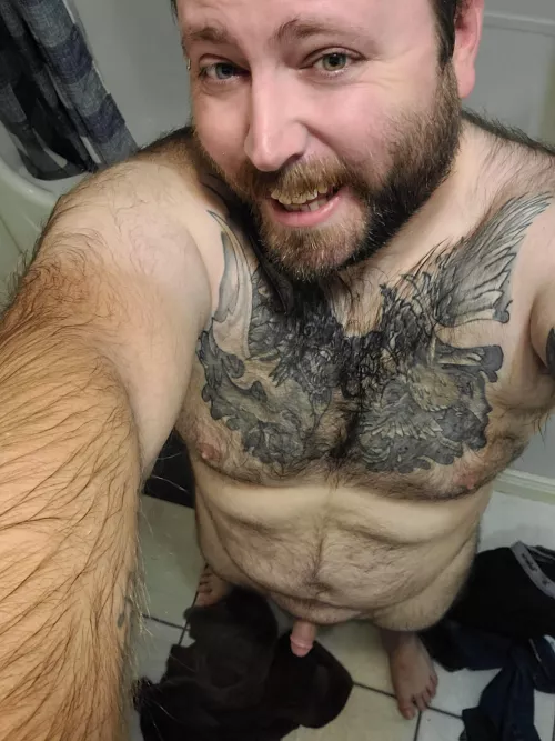 Fresh out of the shower ;)