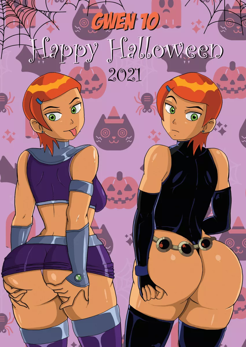 Gwen Teen Titans cosplay (VNSimp) [Ben 10]