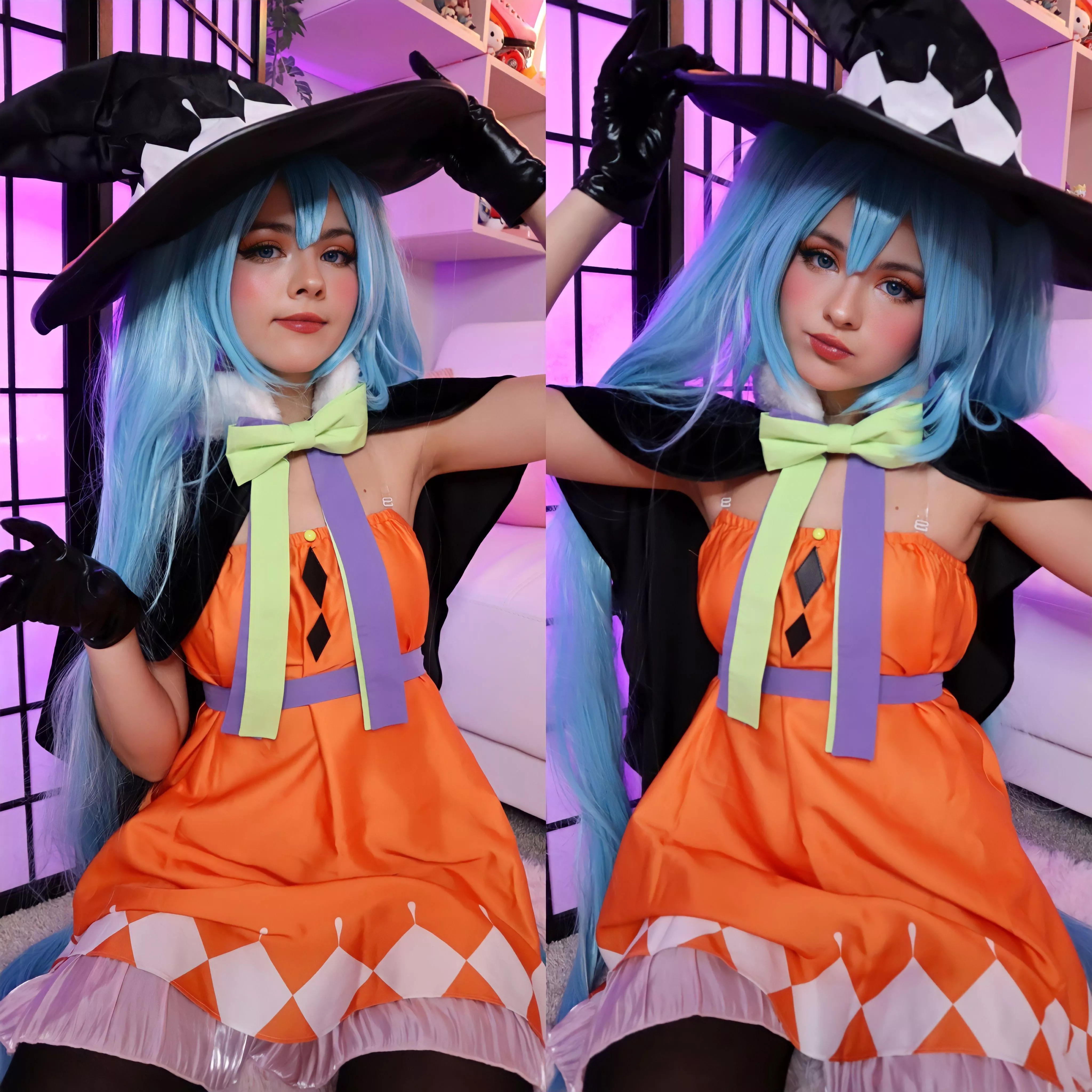 Halloween Hatsune Miku by @luvcoregf