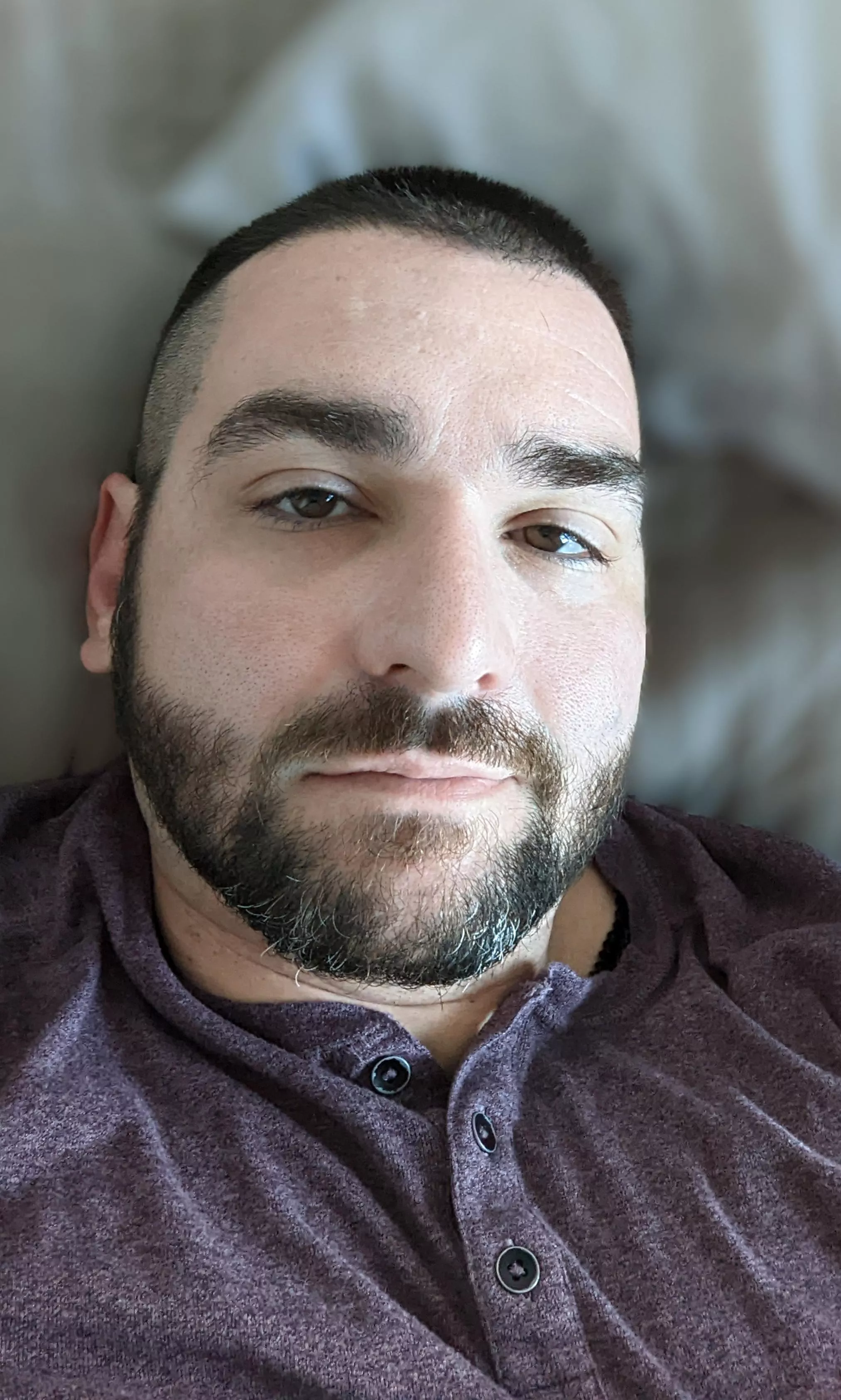 Having a lazy day off.