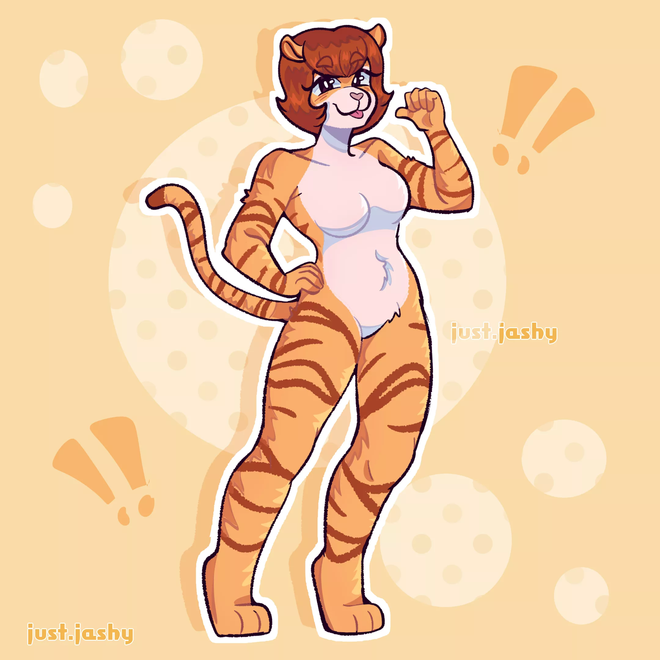 hi! (OC) art by me