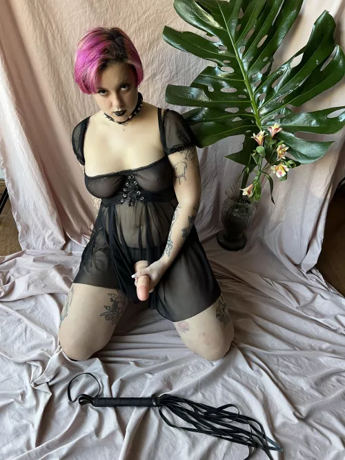 I want a bitch sucking my dick