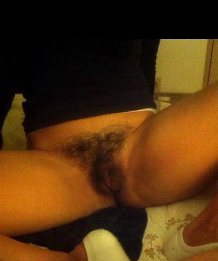 In front of mirror