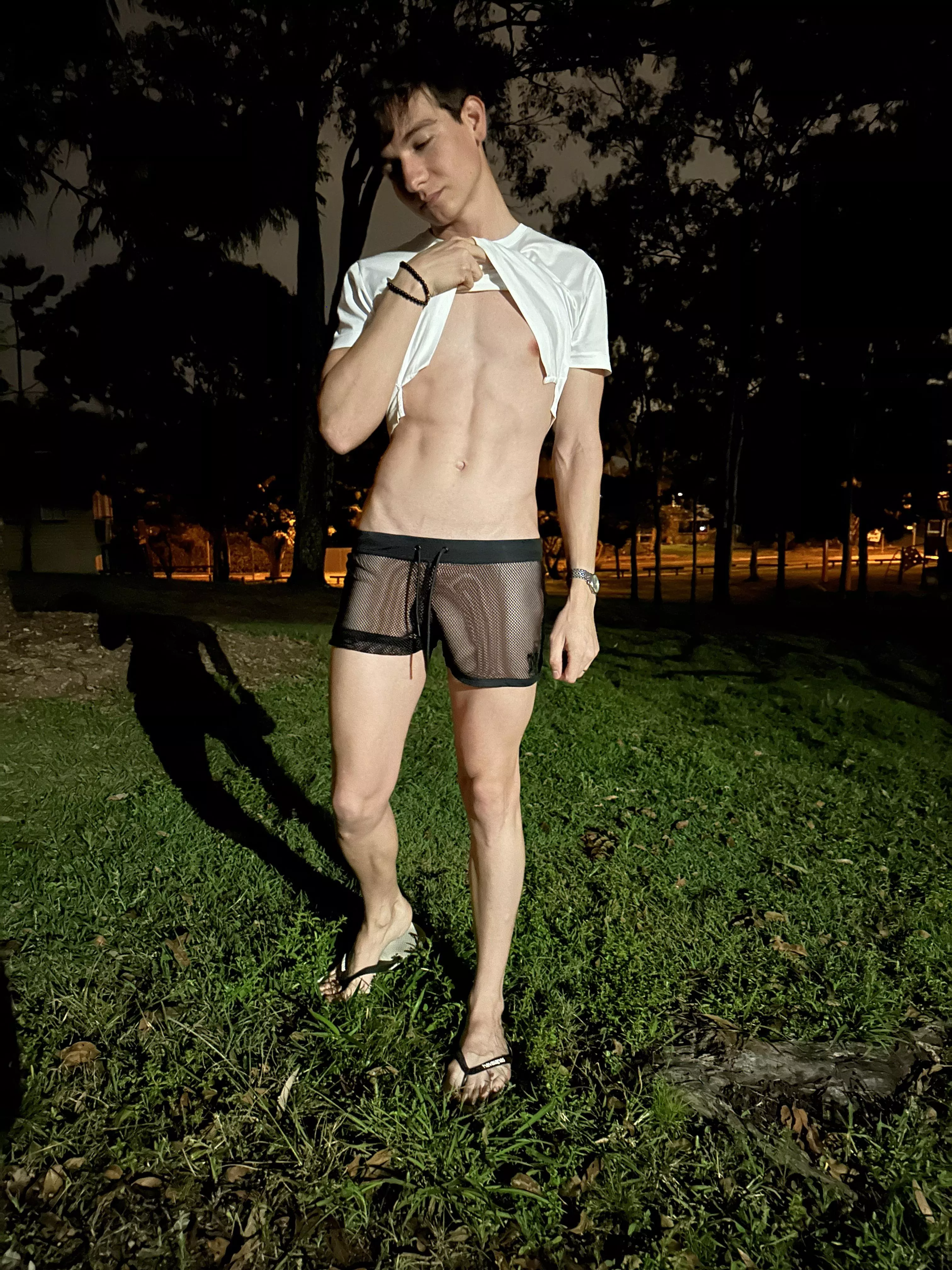 Is this attire acceptable for evening walks?