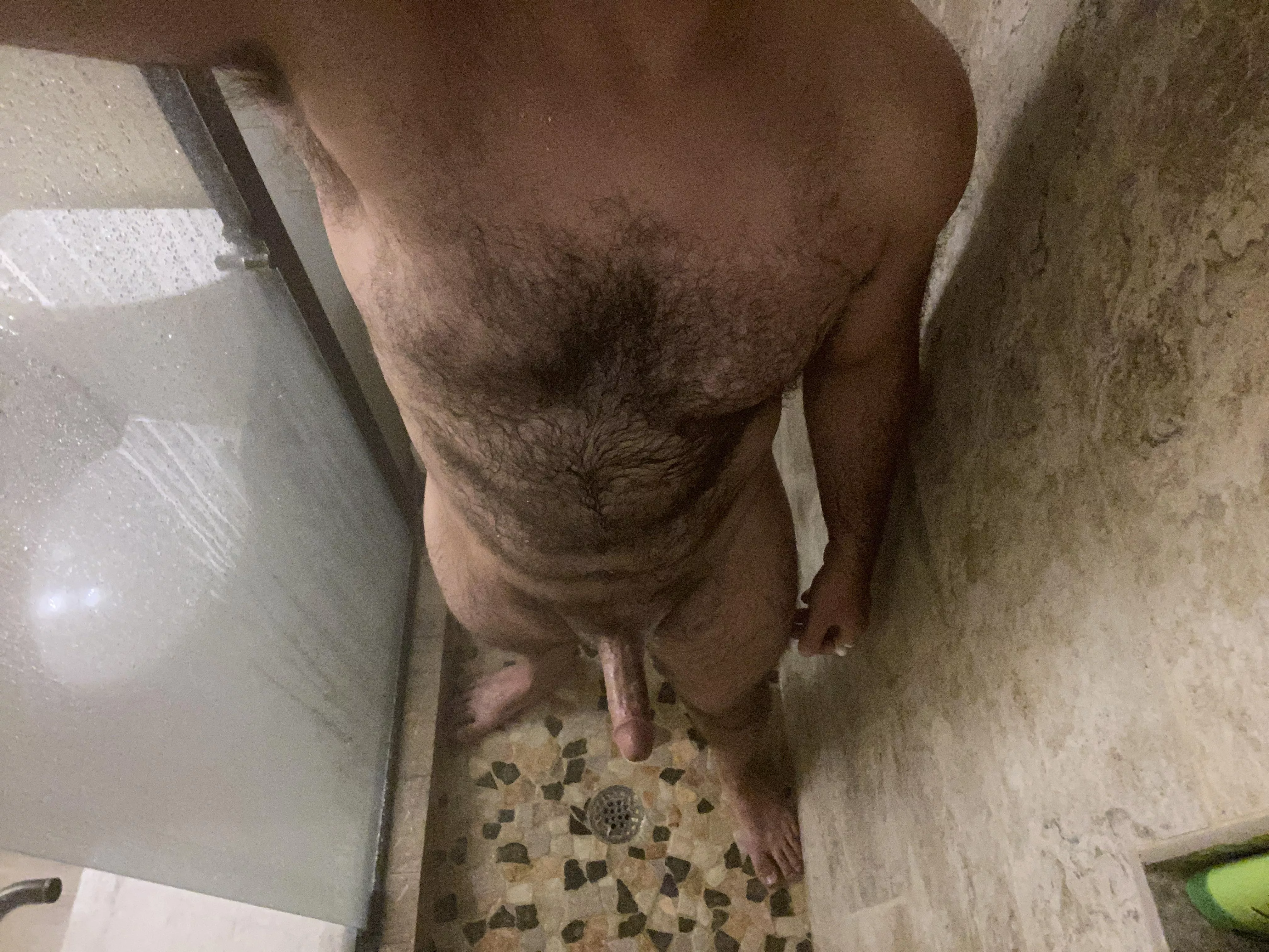 Just getting clean, but hopefully you can help make me dirty again