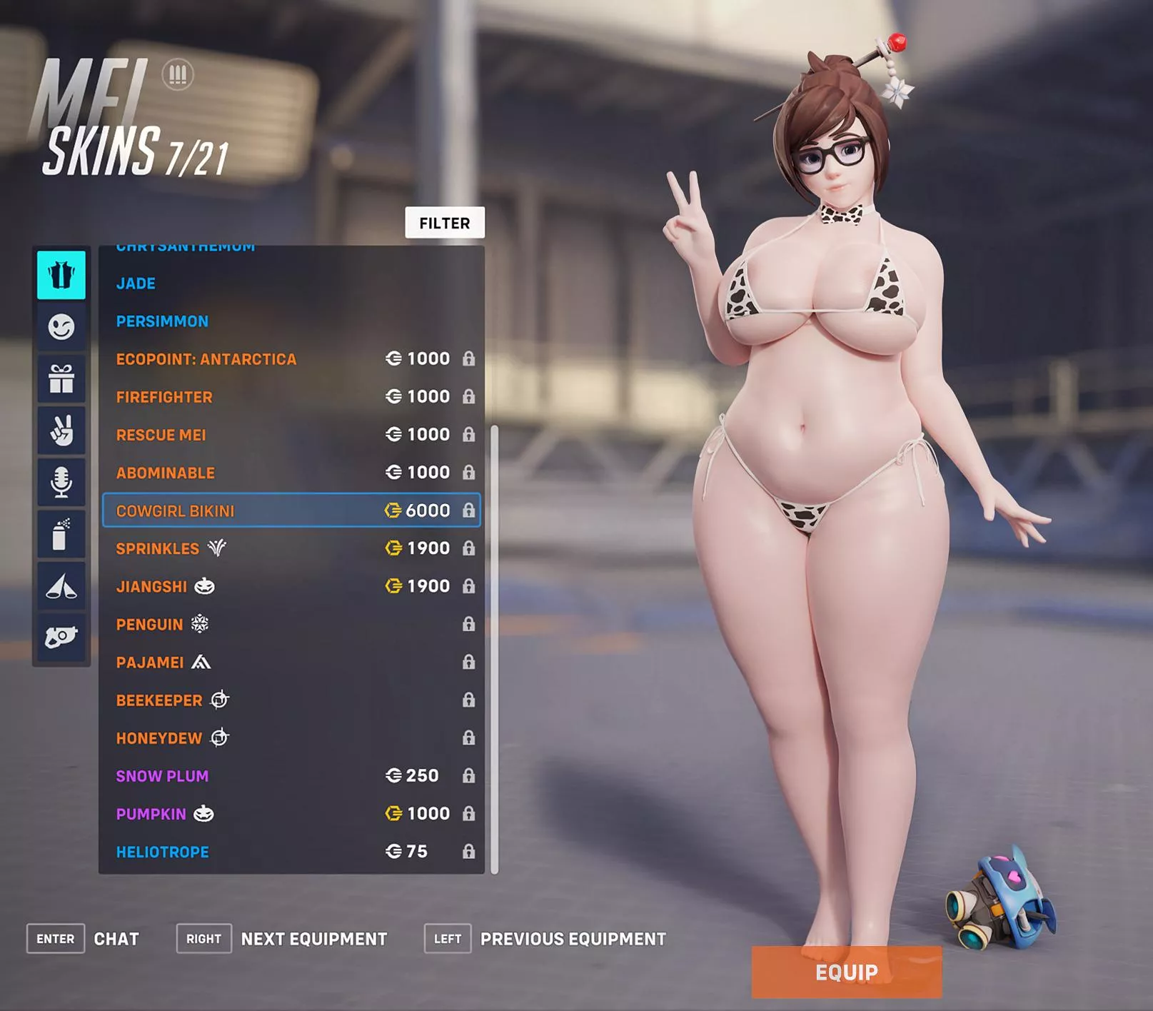 Mei's new skin, (Fugtrup)