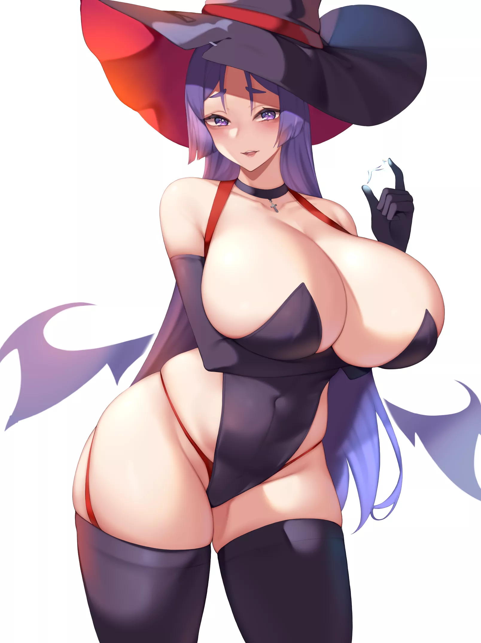 Minamoto no Raiko in her halloween outfit (by kuavera)