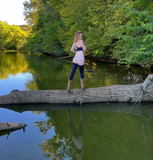 Nothing better than a secluded fishing spot…💋