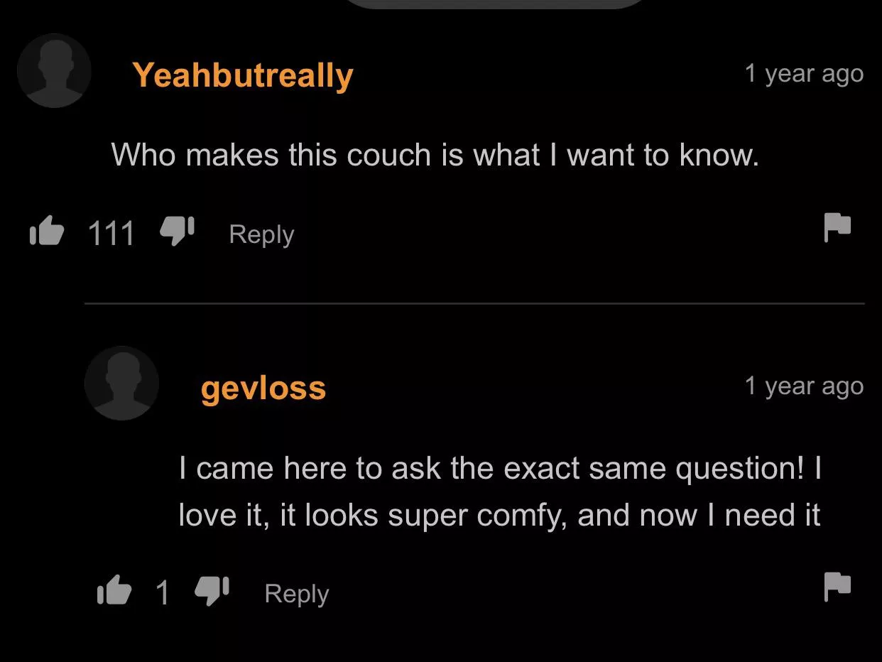 Ong that’s a comfy couch