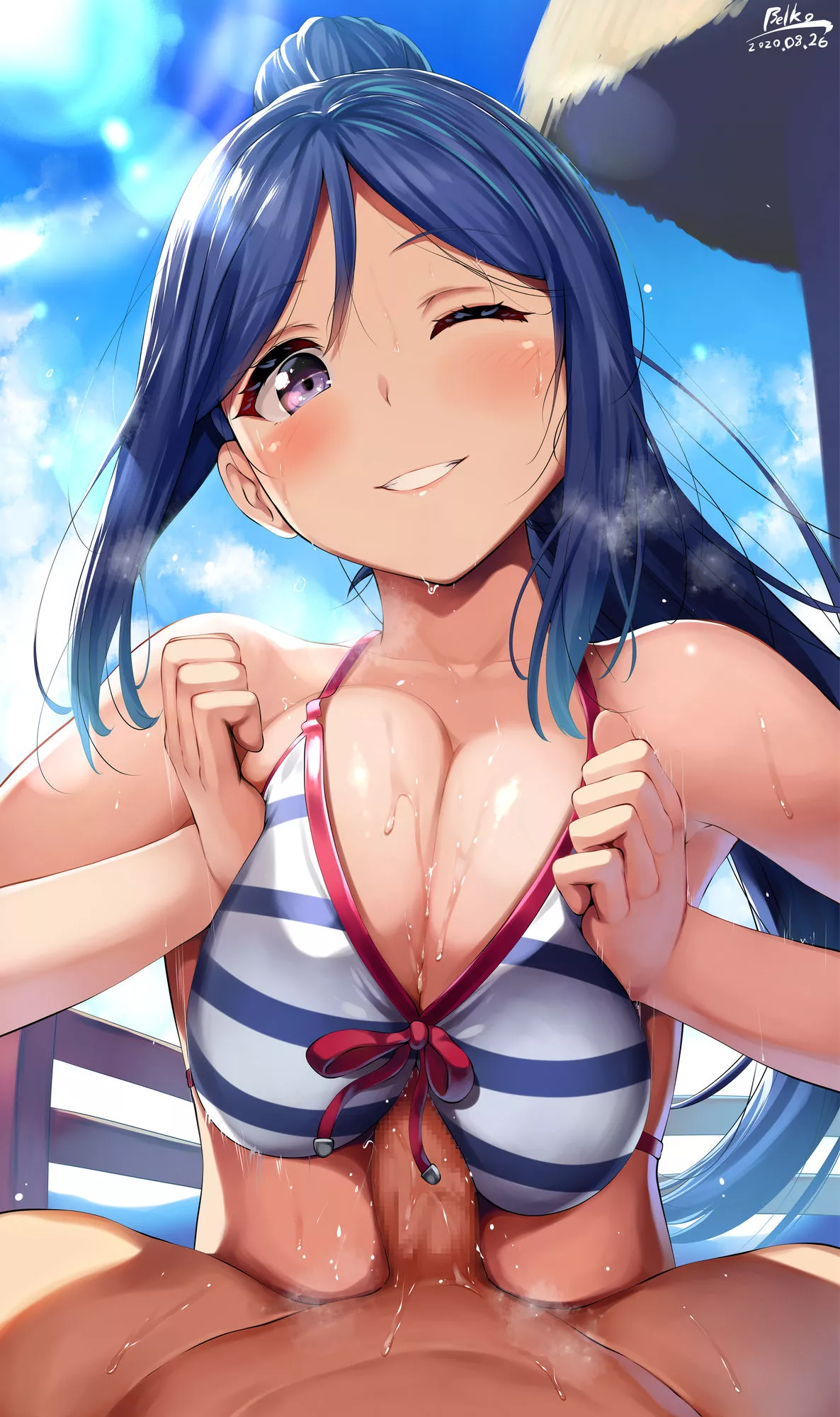 Pleasuring you at the beach (Belko)