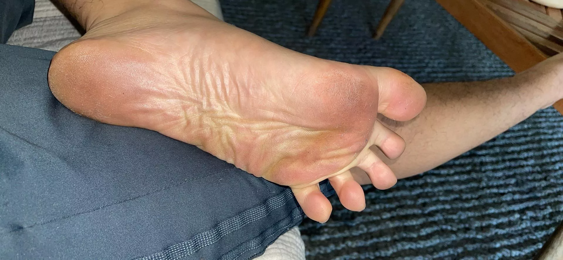 Prove your devotion to my feet and lick them clean