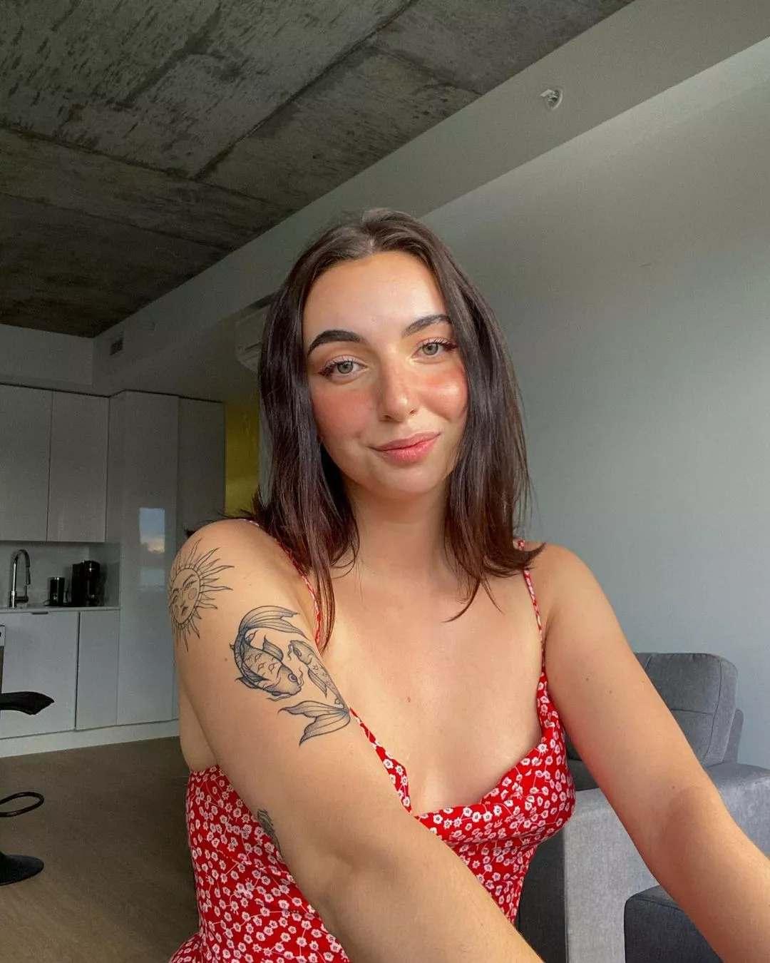 red cheeks