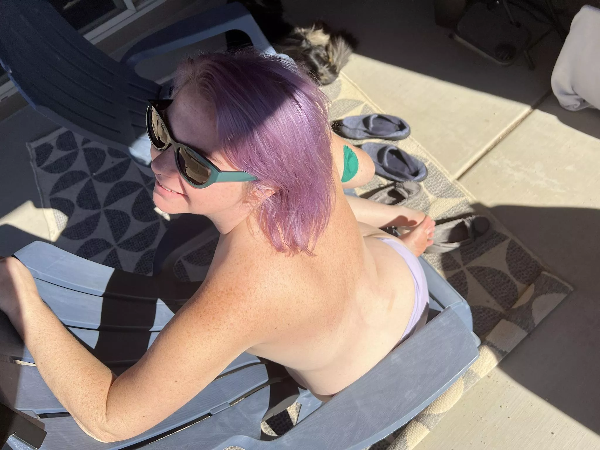 Smiles sun and freckles