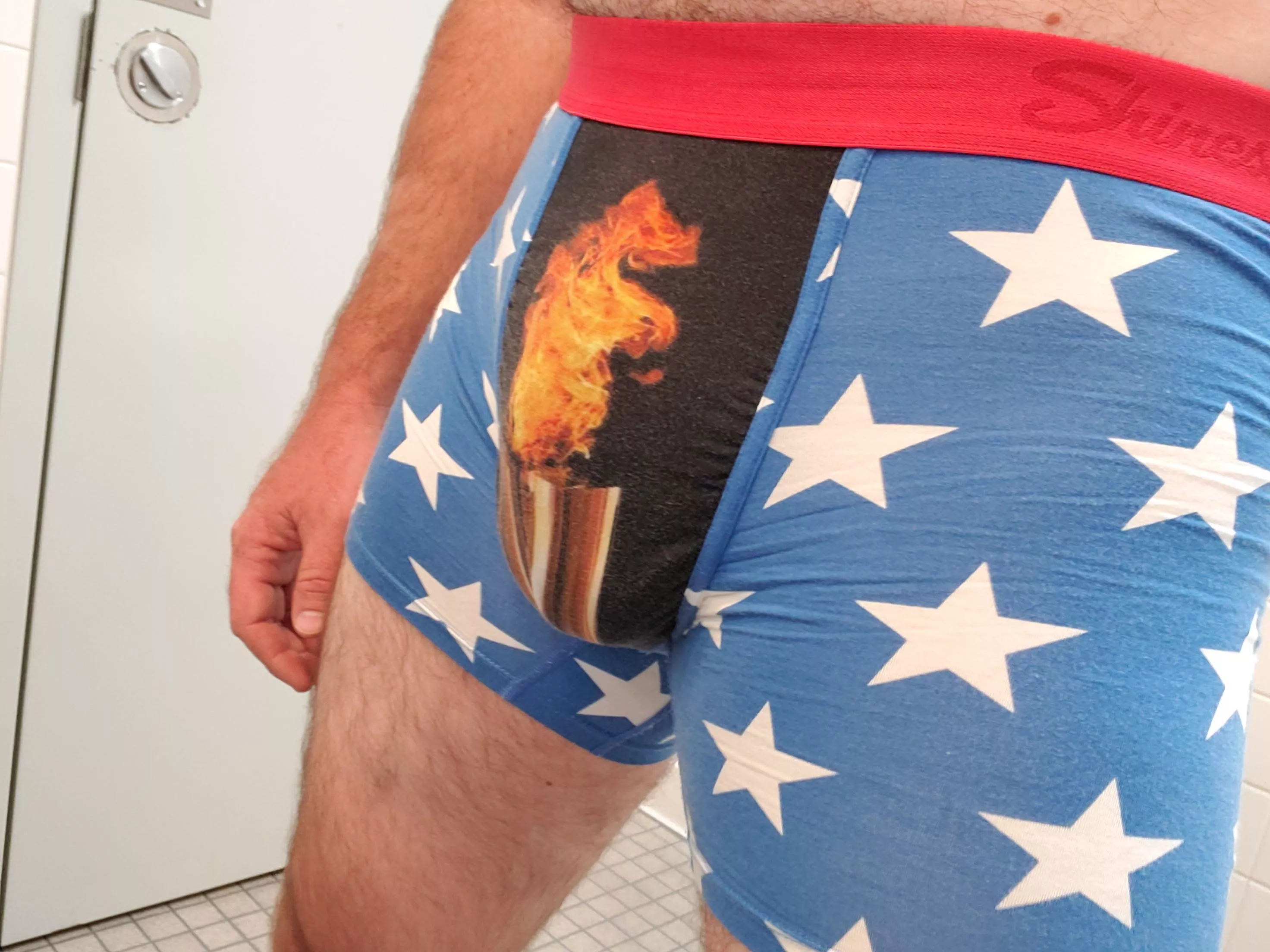 Somebody started a fire in my pants...