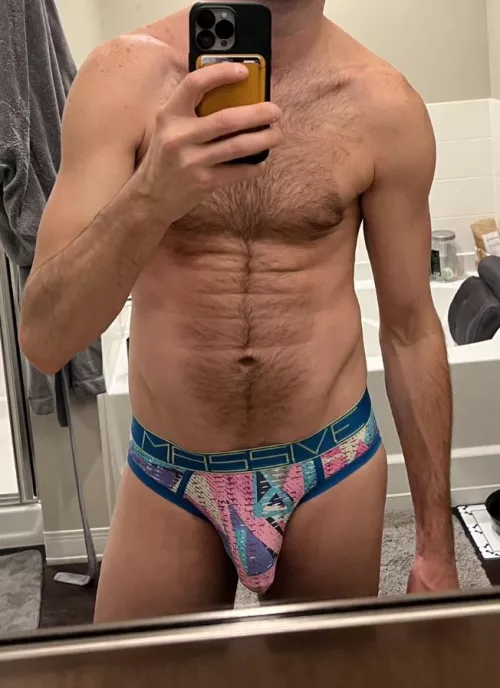 The undies say it all.