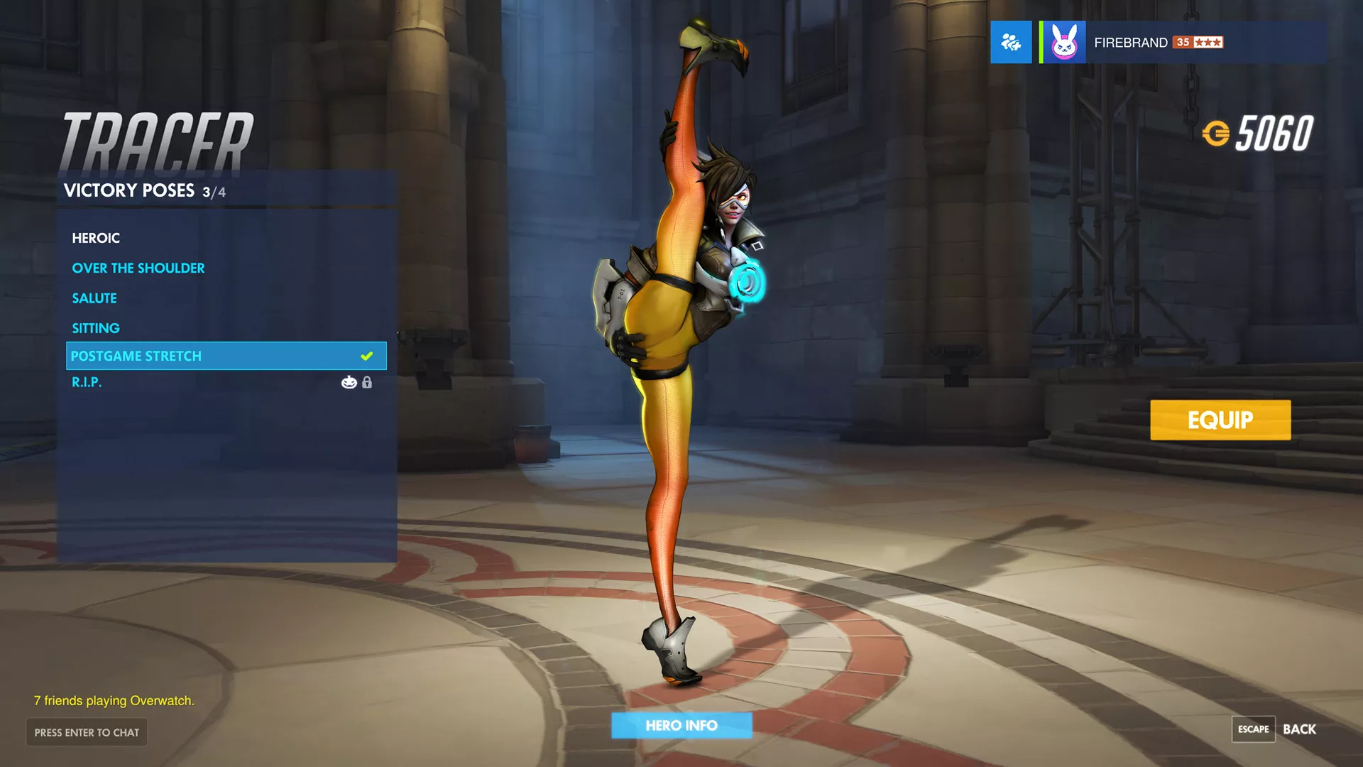 Tracer's New Victory Pose (The Firebrand)