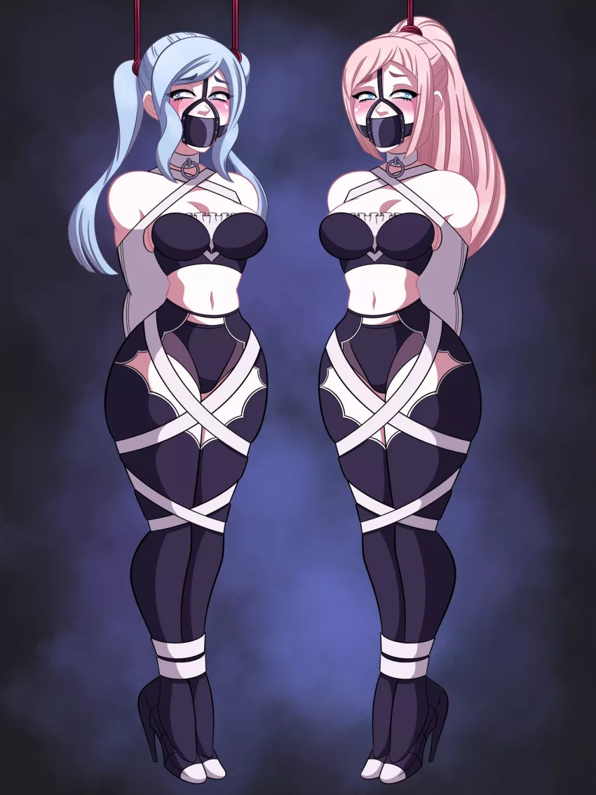 Bound, happy and horny