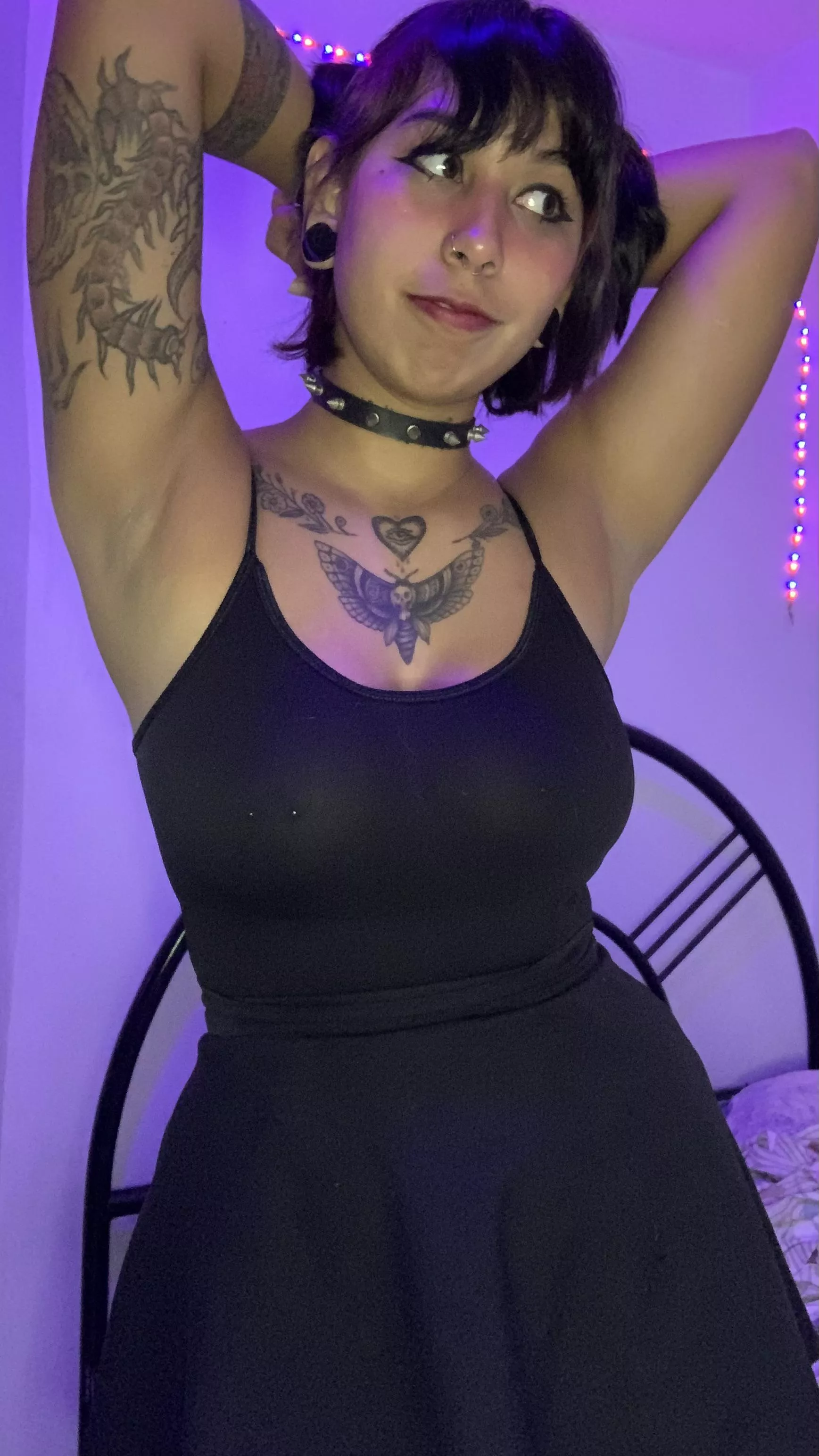 Comfy goth outfit